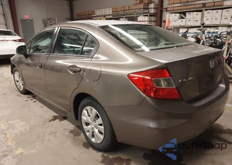 2012 Honda Civic Lx from USA, damaged, VIN 2HGFB2F57CH578522